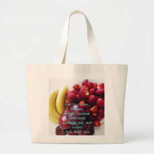 Tote Bag - jaga inte kärlek Jumbo Tygkasse