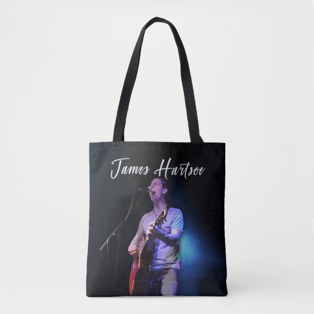 Tote Bag - James Hartsoe singing Tygkasse (Framsida)