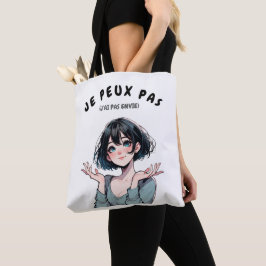 Tote Bag “Je Peux Pas (J’ai Pas Envie)” Tygkasse