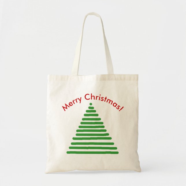 Tote Bag - Julgran Tygkasse (Framsidan)