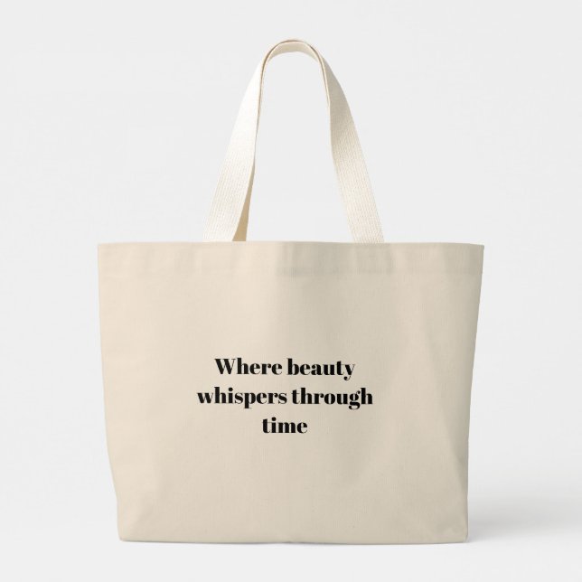 Tote Bag Jumbo Tygkasse (Baksida)