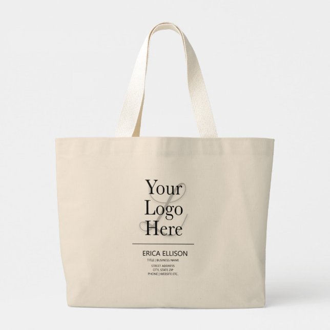 Tote Bag Jumbo Tygkasse (Baksida)