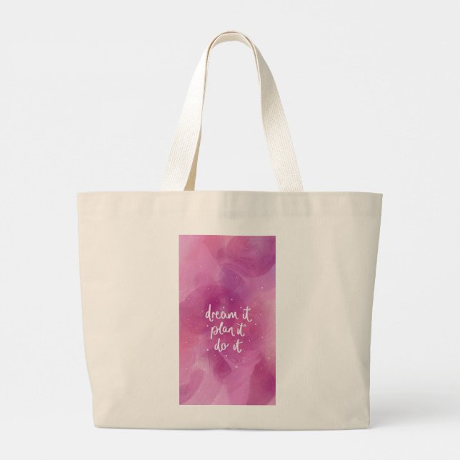 Tote Bag Jumbo Tygkasse (Baksida)