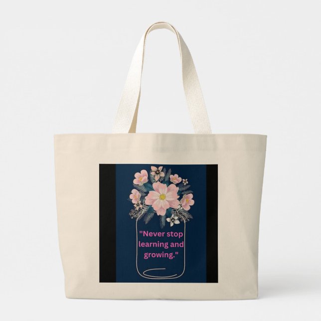 Tote Bag Jumbo Tygkasse (Baksida)