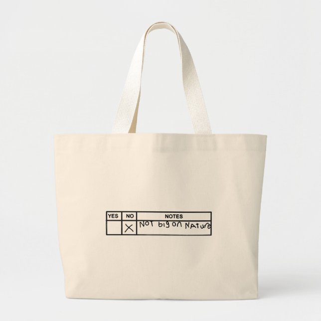 Tote Bag Jumbo Tygkasse (Framsidan)