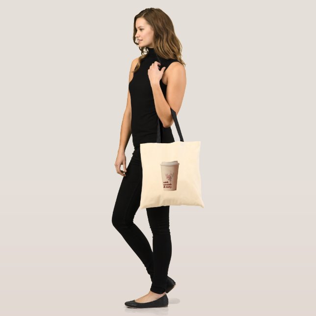 Tote Bag Kaffe design Tygkasse (Fram (modell))