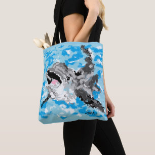 Tote Bag : Kärlek till en delfin Tygkasse