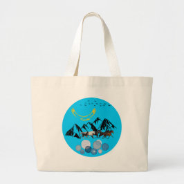 Tote Bag Kazakstan Jumbo Tygkasse