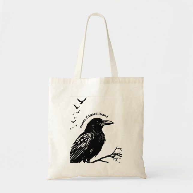 Tote Bag-Kråka Tygkasse (Framsidan)