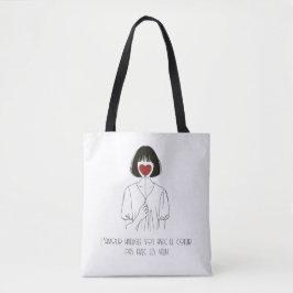Tote bag “L’Amour Aveugle” Tygkasse