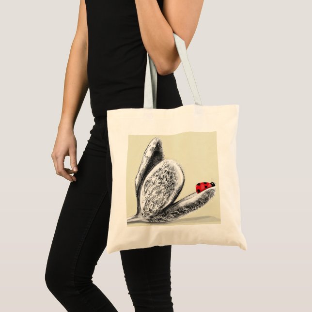 Tote bag ladybird tygkasse (Framsida (produkt))