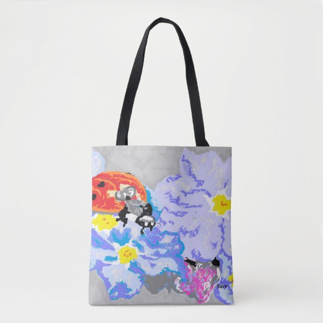 Tote Bag/ Ladybug Tygkasse (Framsida)