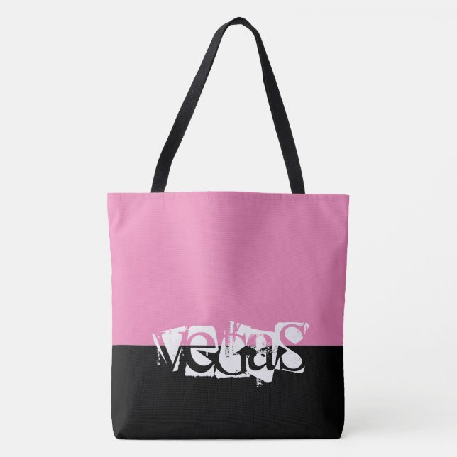Tote Bag-Large Vegas Tygkasse (Framsida)