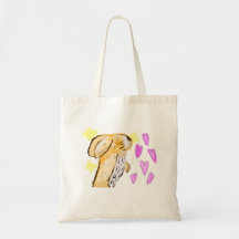 Tote bag Le lapin vous aime!