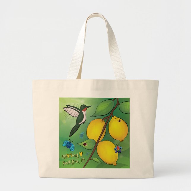 Tote Bag - Lemonade Jumbo Tygkasse (Framsidan)