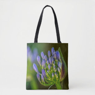 Tote Bag Lila & Black Tygkasse