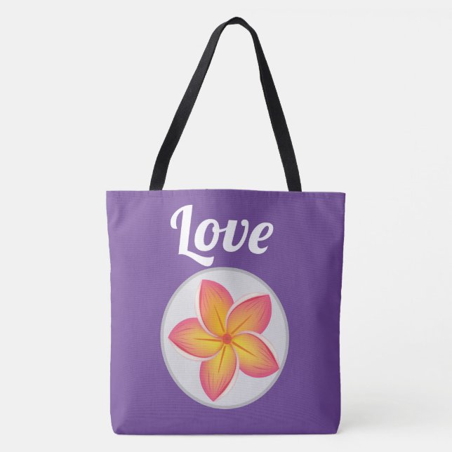 Tote  Bag Love Tygkasse (Framsida)