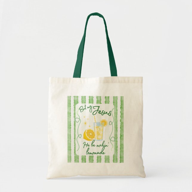 Tote Bag Makin ' Lemonade Tygkasse (Framsidan)