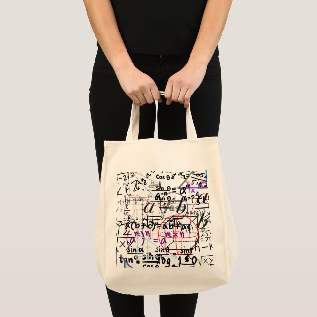 Tote Bag-matematisk design Tygkasse (Framsida (produkt))
