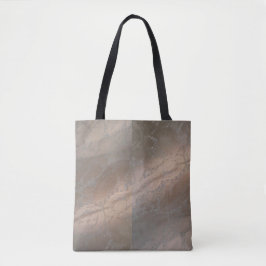 Tote Bag med Beige Swirl Design Tygkasse
