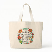 Tote Bag med Blommigt II