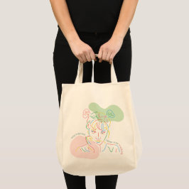 Tote Bag Med Budskapet 'Endast Bra Vibrationer' | Tygkasse