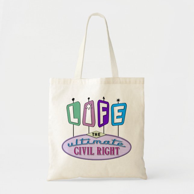 Tote-bag med en retrodesign. tygkasse (Framsidan)