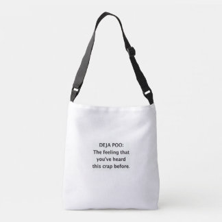Tote bag med ett meddelande axelväska