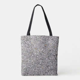 Tote Bag med Grått Specklad design Tygkasse