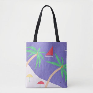 Tote Bag med Island Scene Tygkasse