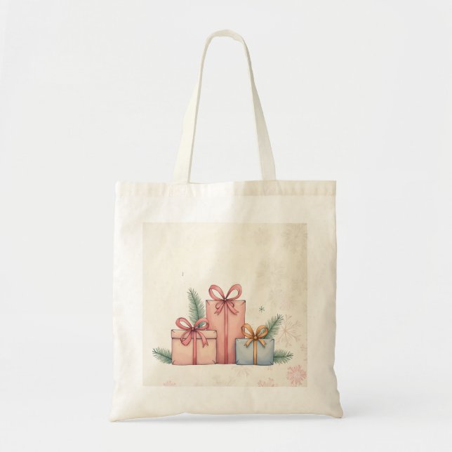 Tote Bag med juldesign Tygkasse (Framsidan)