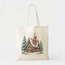 Tote Bag med juldesign