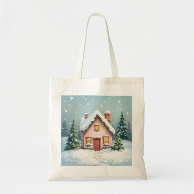 Tote Bag med juldesign Tygkasse (Framsidan)