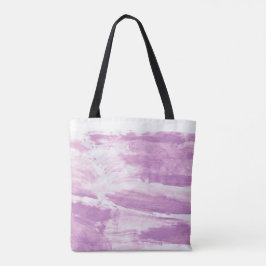 Tote Bag med Mauve Abstract Design Tygkasse