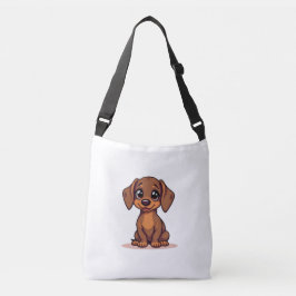 Tote bag med söt Dachshund Axelväska