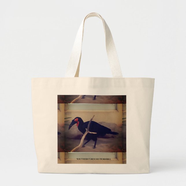 Tote Bag med Sydlig Markhornbill Jumbo Tygkasse (Framsidan)
