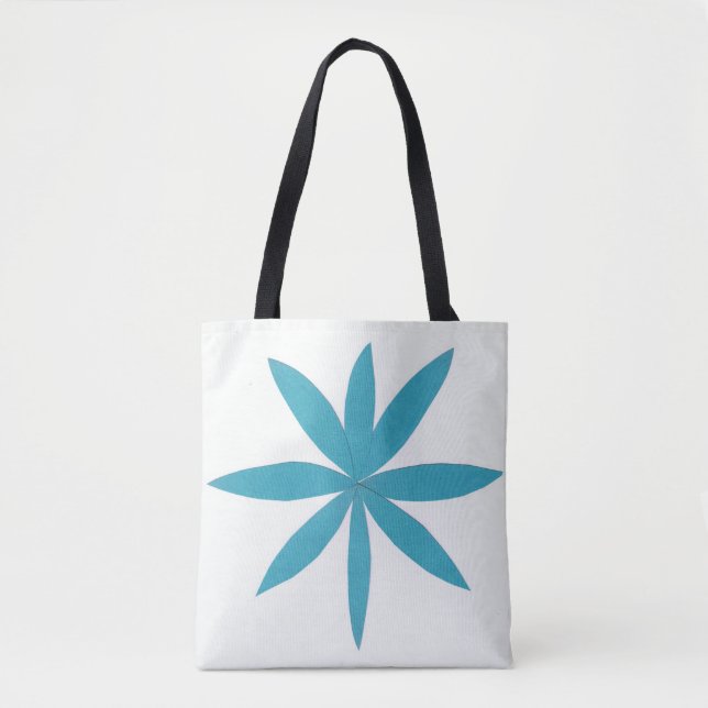 Tote Bag med Turquise Star Tygkasse (Framsida)
