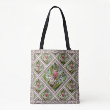 Tote Bag med vacker Rosa Spider Lillies