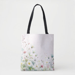 Tote Bag med Wildblommor Tygkasse