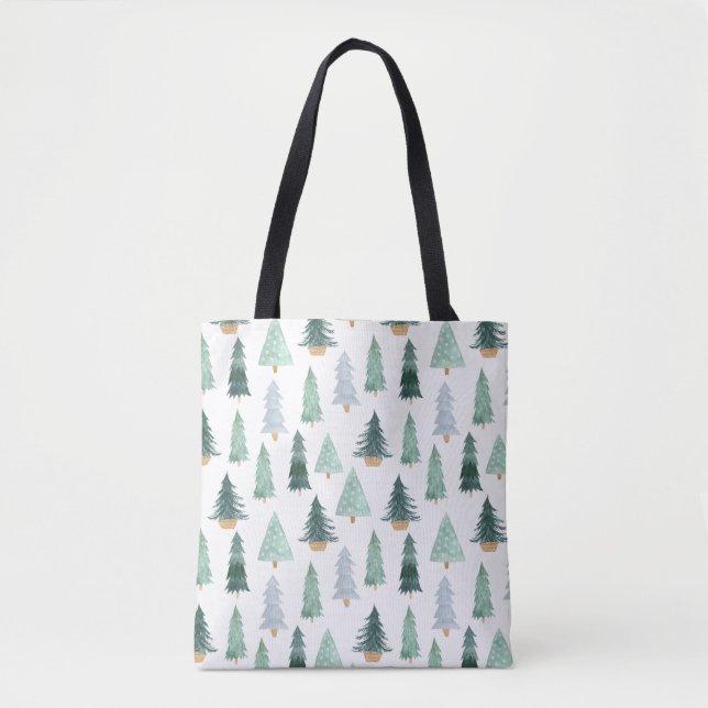 Tote Bag (Medium) - Christmas Pattern  Tygkasse (Framsida)