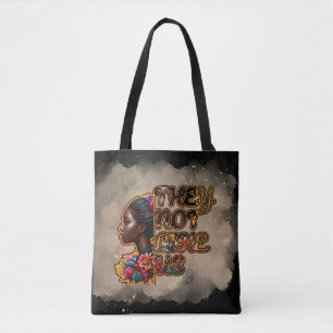 Tote Bag, medium - de tycker inte om oss Tygkasse