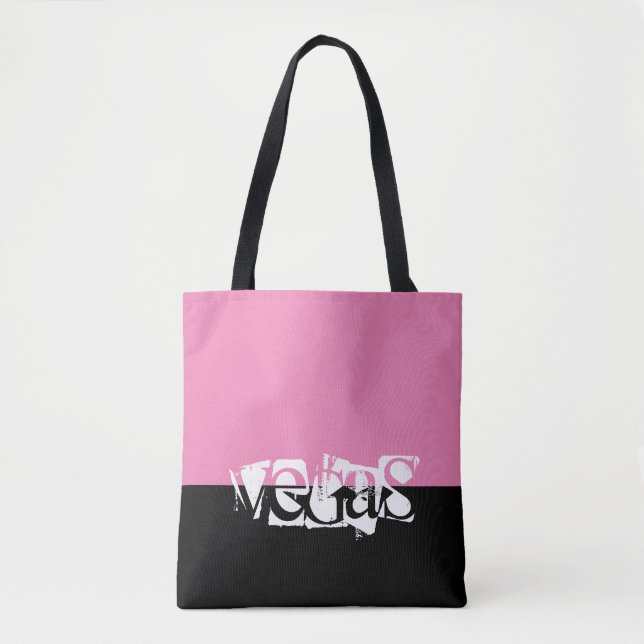 Tote Bag-Medium Vegas Tygkasse (Framsida)