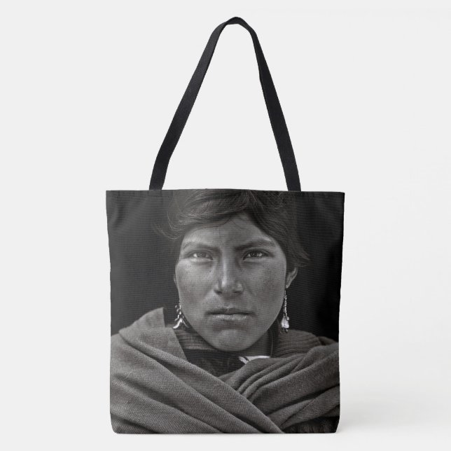 Tote Bag - Mexikanska B/W-foto Tygkasse (Framsida)
