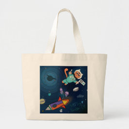 Tote Bag - Milky Way Jumbo Tygkasse