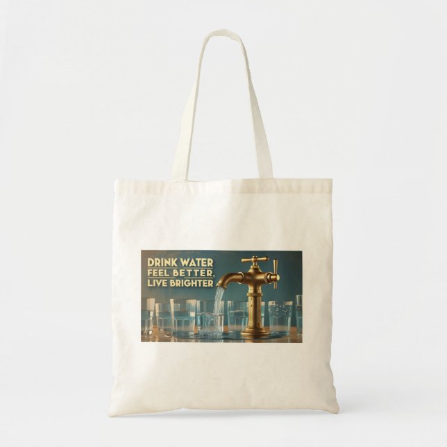 Tote Bag- Mindful Living. Tygkasse (Framsidan)