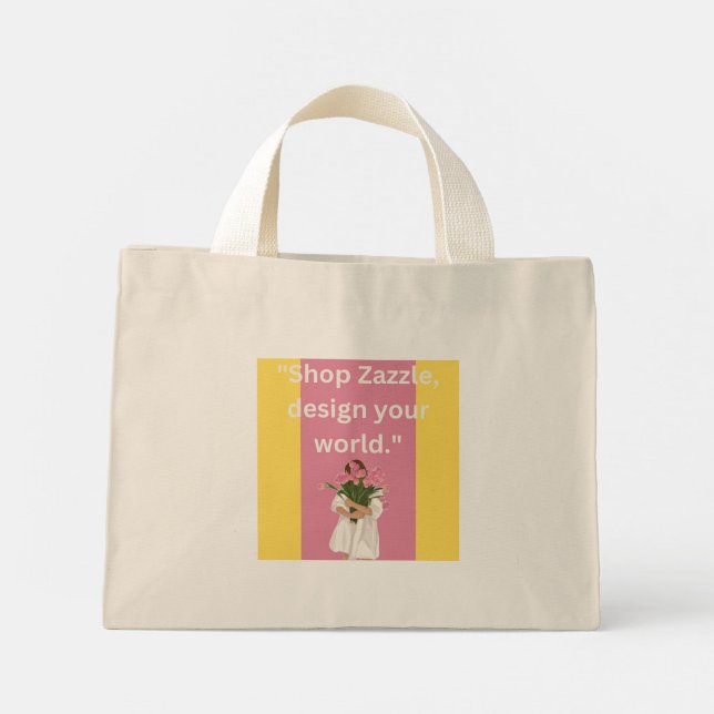 Tote Bag Mini Tygkasse (Baksida)