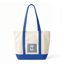 Tote Bag minimal nautical design
