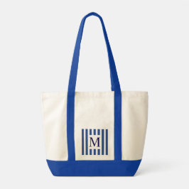 Tote Bag minimalt nautiskt formspråk Tygkasse