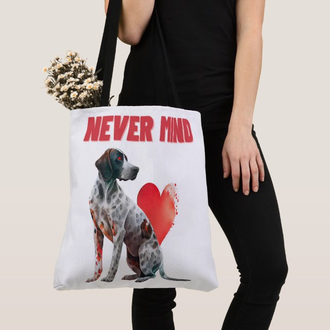Tote Bag Never mind Tygkasse (Närbild)