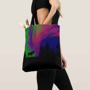 Tote Bag norra Ljus med Moose Tygkasse
